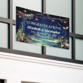 おめでとうゴシックハロウィン結婚ズ 横断幕 (ビルの外側)