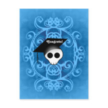 おめでとうゴシック型卒業スカル