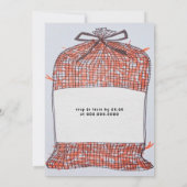 おめでとうザリガニパーティー 招待状 (裏面)