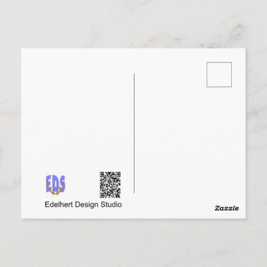 おめでとうシャドウハンドのハッピーバースデーポストカード ポストカード (裏面)