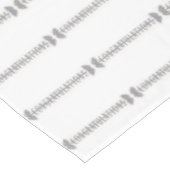 おめでとうシルバーホワイトブライダルシャワー結婚ズ テーブルクロス (アングル)