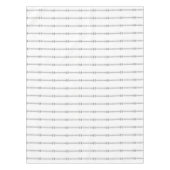 おめでとうシルバーホワイトブライダルシャワー結婚ズ テーブルクロス (正面)