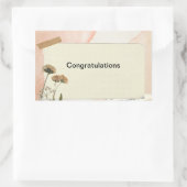 おめでとうシール 長方形シール (バッグ)