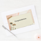 おめでとうシール 長方形シール (封筒)