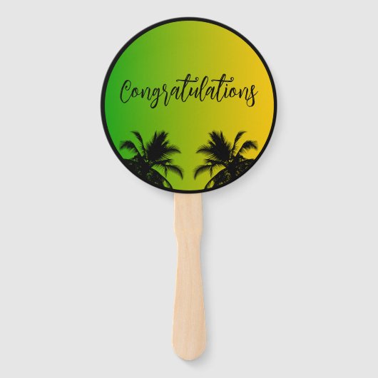 おめでとうジャマイ結婚カの婚約 ハンドファン (正面)