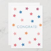 おめでとうスカラフルターズ空白のカード (正面/裏面)