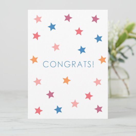 おめでとうスカラフルターズ空白のカード (スタンド正面)