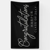 おめでとうスクリプトデザインバナー 横断幕 (縦)