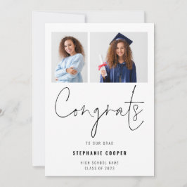 おめでとうスクリプト2写真2023卒業 案内状