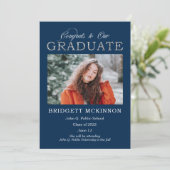 おめでとうスフェイクシルバーグリッターブルー 案内状 (スタンド正面)