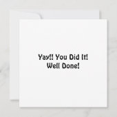 おめでとうスマートパンツ文字ハート試験ブラック (裏面)