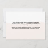 おめでとうスモダンクリプト3フォトコラージュ卒業 案内状 (裏面)