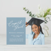 おめでとうスモダント写真卒業 案内状 (スタンド正面)