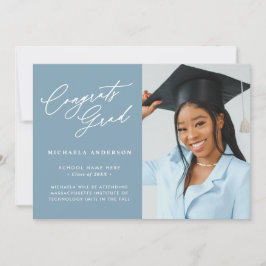 おめでとうスモダント写真卒業 案内状