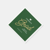 おめでとうスモダント卒業スクリプト スタンダードカクテルナプキン (角)