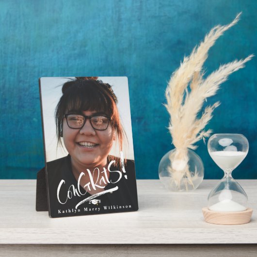 おめでとうスモダント卒業写真 フォトプラーク (側面)