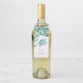 おめでとうズオンユアニューホームトロピカルワインラベル ボトルネックタグ (ボトル)