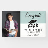 おめでとうズグラッドブルーフォト卒業パーティー 横断幕 (横)