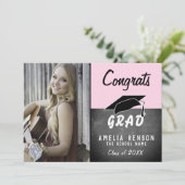 おめでとうズグラードシャルボードピンク写真卒業 (スタンド正面)