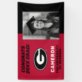 おめでとうズジョージア大学グラッド-フォト 横断幕 (縦)