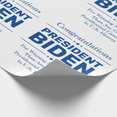 おめでとうズ社長バイデン氏最多投票候補者 ラッピングペーパー (角)