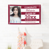 おめでとうズ2022年写真卒業ブルゴーニュ白 横断幕 (インサイチュ)