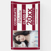 おめでとうズ2022年写真卒業ブルゴーニュ白 横断幕 (縦)