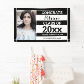 おめでとうズ2022年写真卒業白黒 横断幕 (インサイチュ)