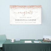 おめでとうズ2024年バラ金ゴールドグリッター卒業 横断幕 (トレードショー)