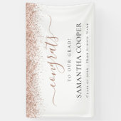 おめでとうズ2024年バラ金ゴールドグリッター卒業 横断幕 (縦)