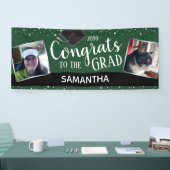 おめでとうズ・トゥ・グラッド2枚の写真年中無休のバナー 横断幕 (トレードショー)