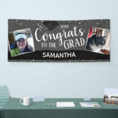 おめでとうズ・トゥ・グラッド2枚の写真年中無休のバナー 横断幕 (トレードショー)