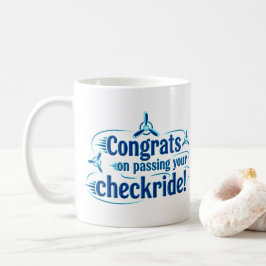 おめでとうチェックライド通過！コーヒーマグ コーヒーマグカップ