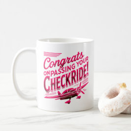おめでとうチェックライド通過！コーヒーマグ コーヒーマグカップ