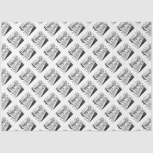 おめでとうティッシュペーパー 薄葉紙 (正面)