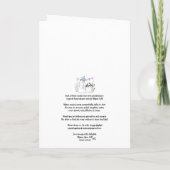 おめでとうドッグビスケットカード サンキューカード (裏面)