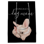 おめでとうドッグママ抱き枕 ミディアムペーパーバッグ (裏面)