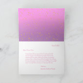 おめでとうナース卒業カード カード (内部)