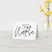 おめでとうナース!ナース卒業カード、卒業、 カード (黄色い花)