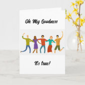 おめでとうニュースカード カード (黄色い花)