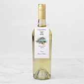 おめでとうニューホームお祝いワインラベル ボトルネックタグ (ボトル)