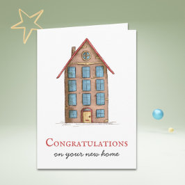 おめでとうニューホームアパートメント カード