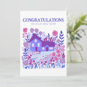 おめでとうニューホーム引っ越し祝いパーティーファームハウス カード (スタンド正面)