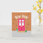 おめでとうニューホーム カード (黄色い花)