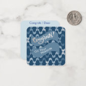 おめでとうノートカードのプロモーション ノートカード (正面/裏面インサイチュ)