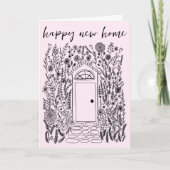 おめでとうハッピーニューホームガーデンドアカスタム カード (正面)