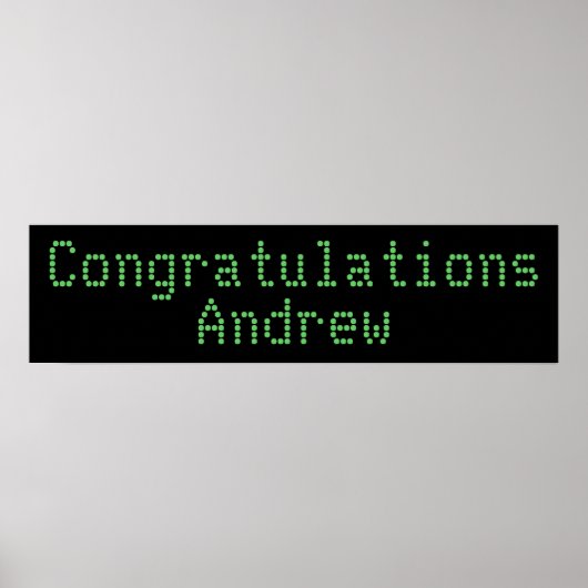 おめでとうバナー ポスター (正面)