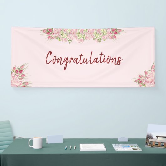 おめでとうバナー 横断幕 (トレードショー)
