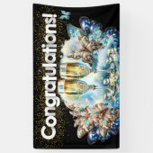 おめでとうバナー 横断幕 (縦)