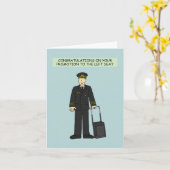 おめでとうパイロットプロモーションを離れ座席に追加 カード (黄色い花)